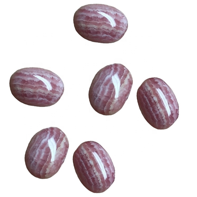 Rhodonite Cabochon Gemstone Cabochon Argentína Rhodonite Puffy Oval Cabochon Pink Gemstones Skartgripir Gerð Gemstone vistir 37