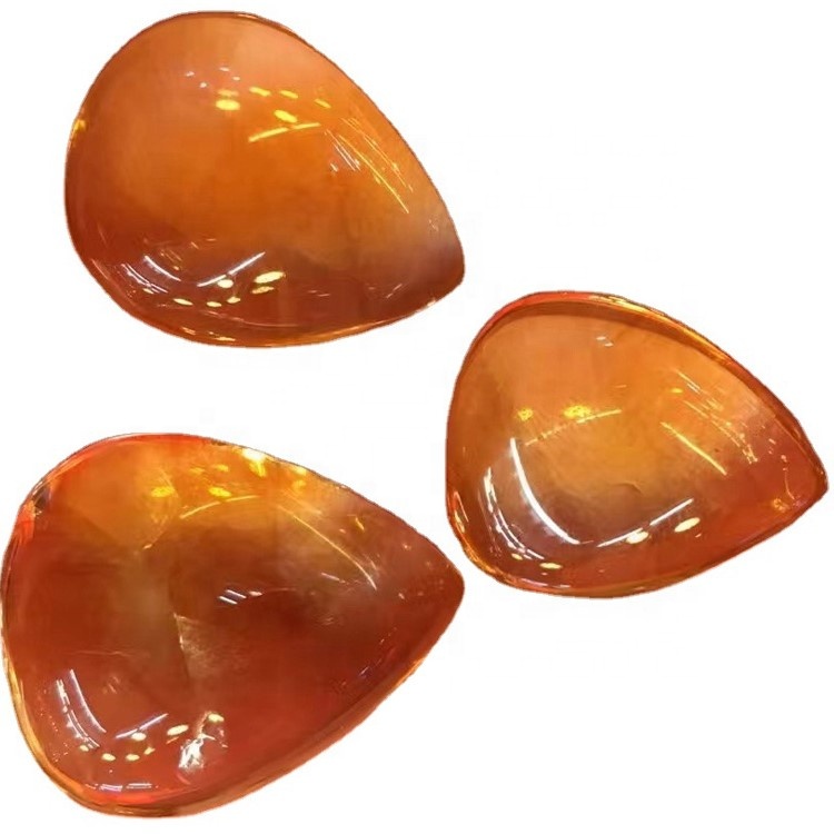 Natyrore Citrine Pear Cabochon Loose Gemtone bie rruaza të gjitha formave bizhuteri të vërtetë indiane 34