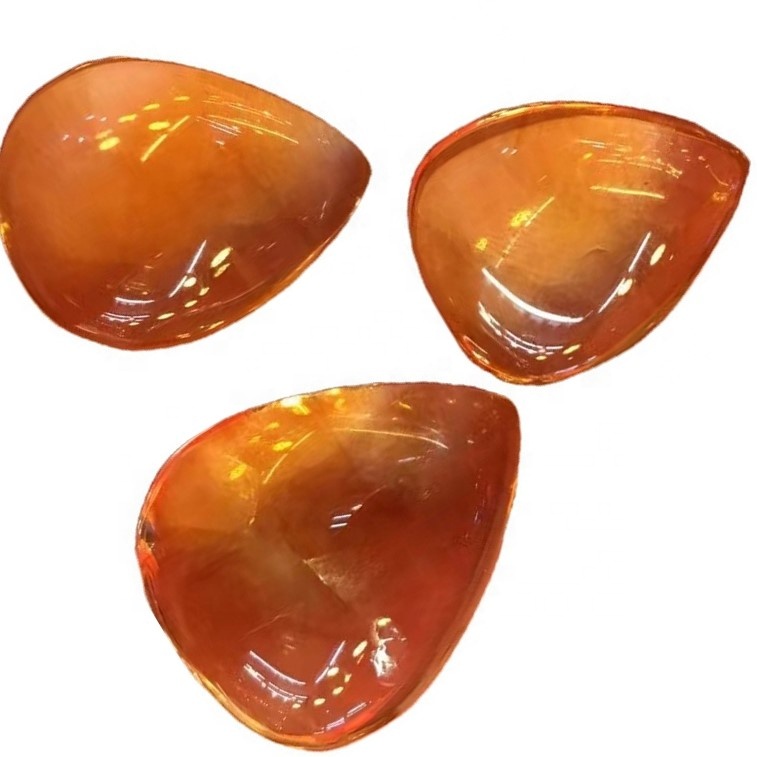 Natyrore Citrine Pear Cabochon Loose Gemtone bie rruaza të gjitha formave bizhuteri të vërtetë indiane 30