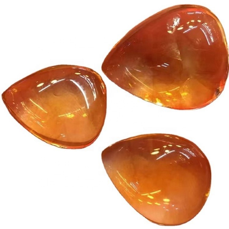 Natyrore Citrine Pear Cabochon Loose Gemtone bie rruaza të gjitha formave bizhuteri të vërtetë indiane 38