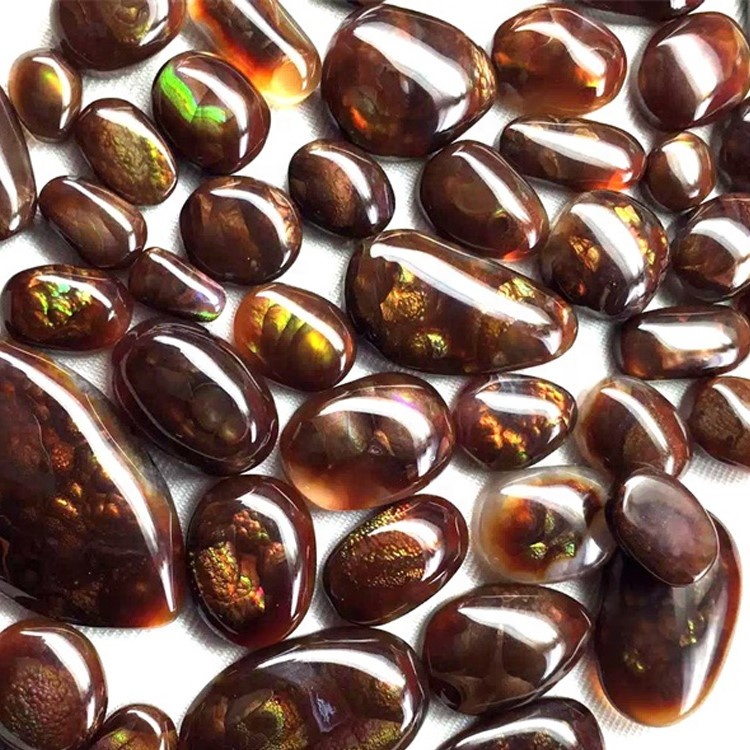 U focu naturale fantasia di cabochon di cabochon fantasia di a misura di a qualità di a qualità superiore per i ghjuvelli 33