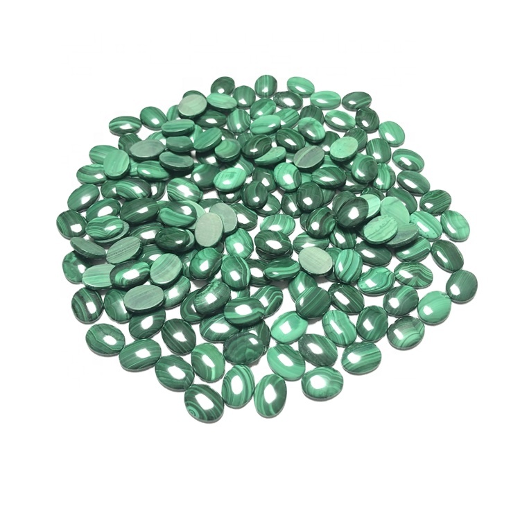 Klasa AAA Malachite Cabochon Malakite Oval Shape Gemstone të lirshme 33