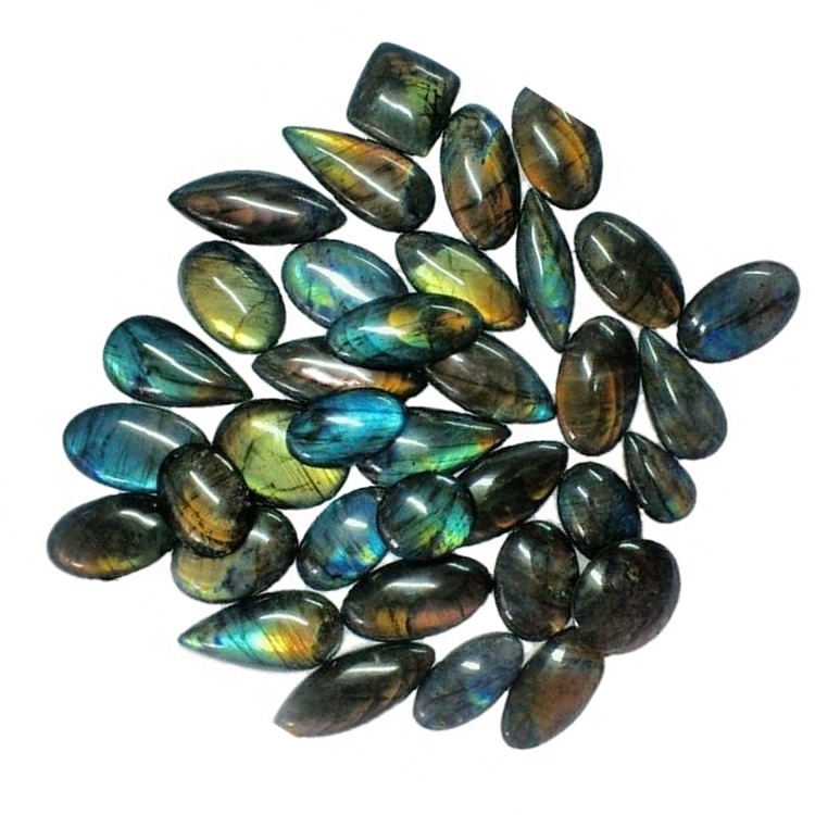 Qaab-dhismeedka Fancradorite ee Stree SIBRADORIte Street Fancy Plan Pols Capochon Labradorinte Flose Gemstone 35