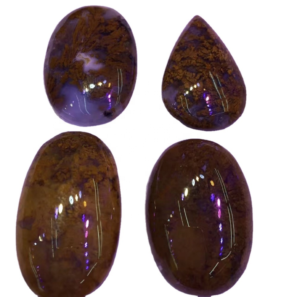 Moss agate cabochn moss agate agate great gemstone caborchon - stone cabochn 31