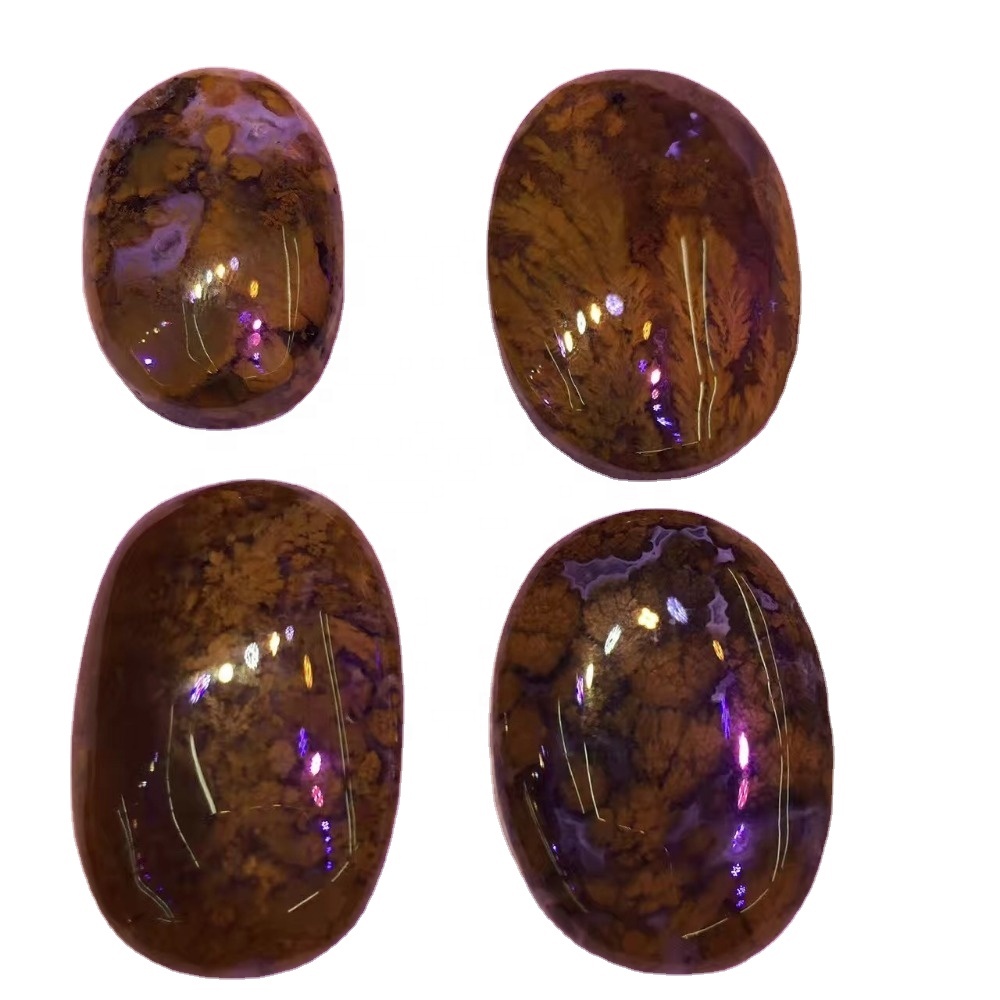 Moss agate cabochn moss agate agate great gemstone caborchon - stone cabochn 35