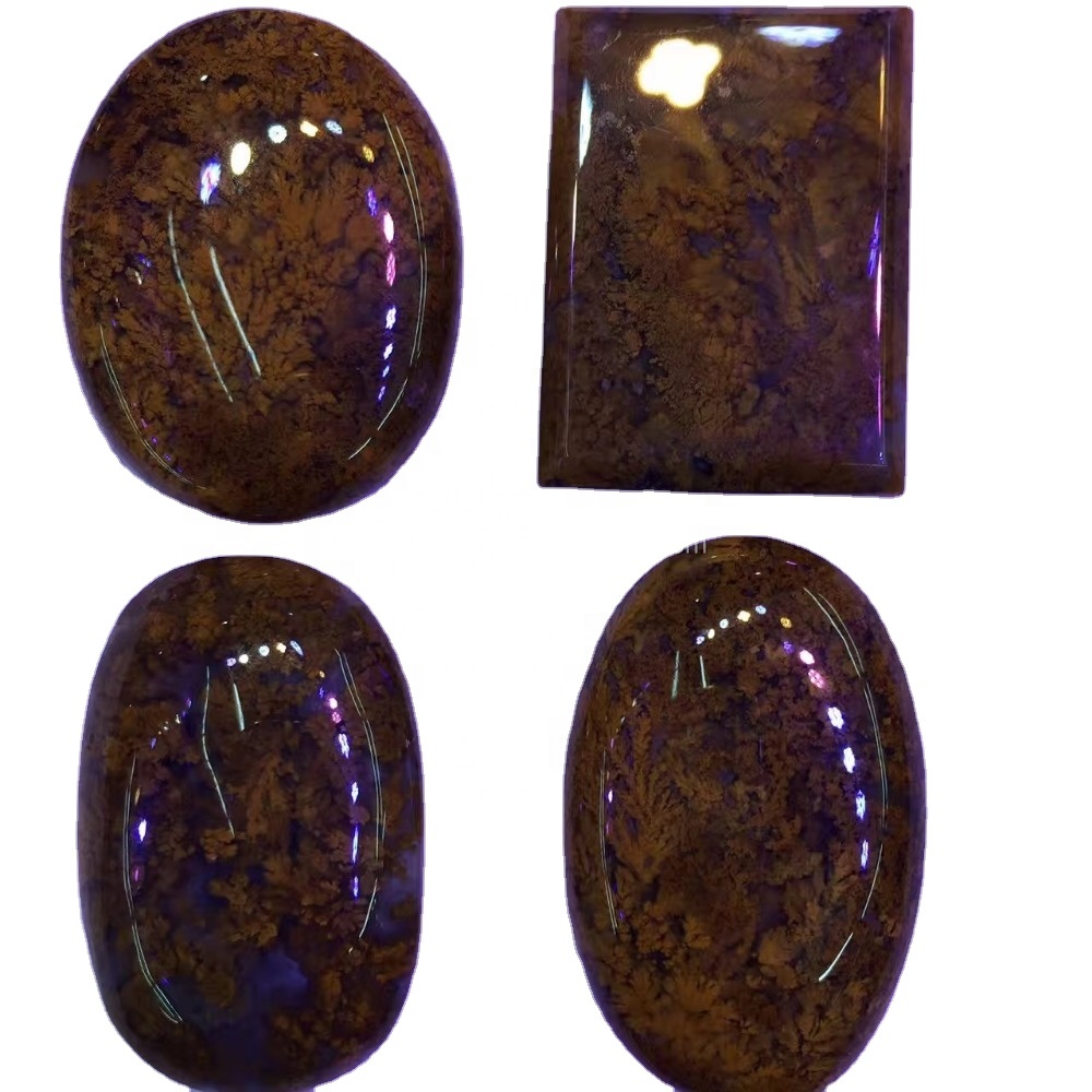 Moss agate cabochn moss agate agate great gemstone caborchon - stone cabochn 37