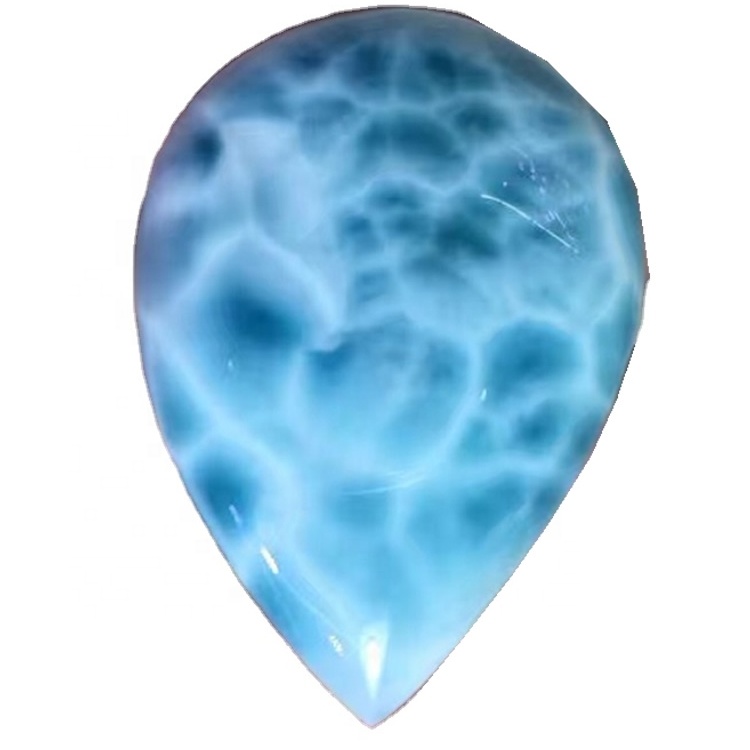 Larimar Birnenform Edelstein Cabochons Larimar Birnenform Cabochon Lose Edelstein 9