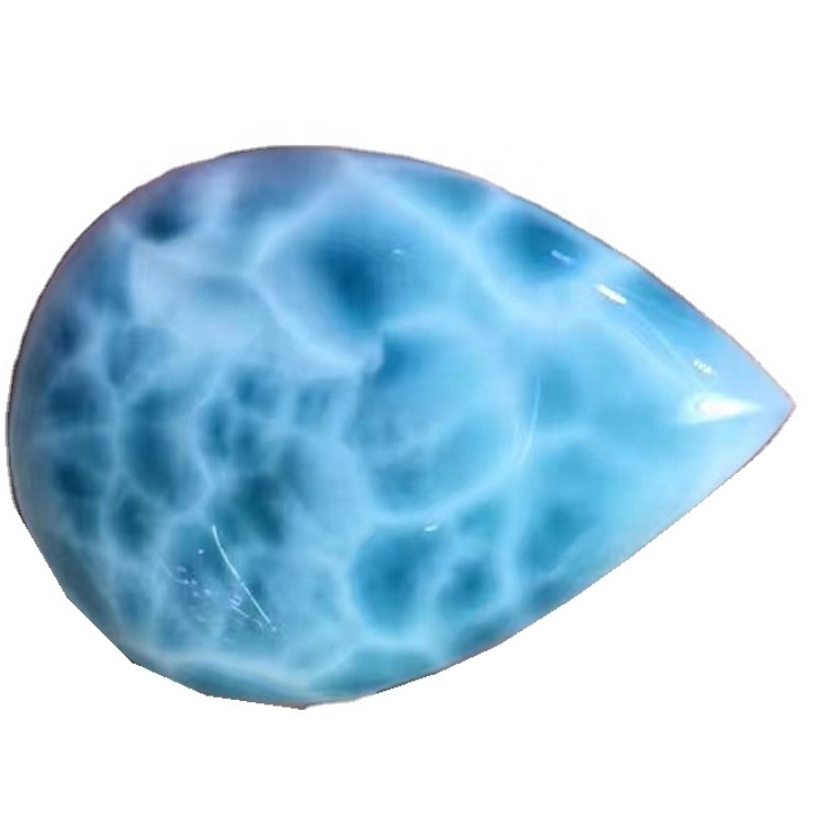 Larimar Birnenform Edelstein Cabochons Larimar Birnenform Cabochon Lose Edelstein 13