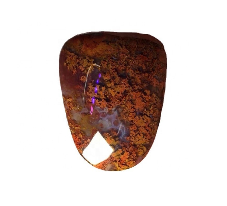 Asili ya kahawia moss agate gemstone moss agate cabochon moss agate jwelery 35