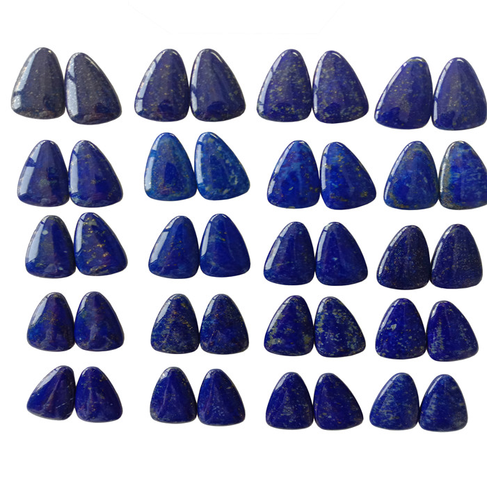 Lapis Fancy Shape forato cabochon Cabochon abbinamento paia preziose preziose 33