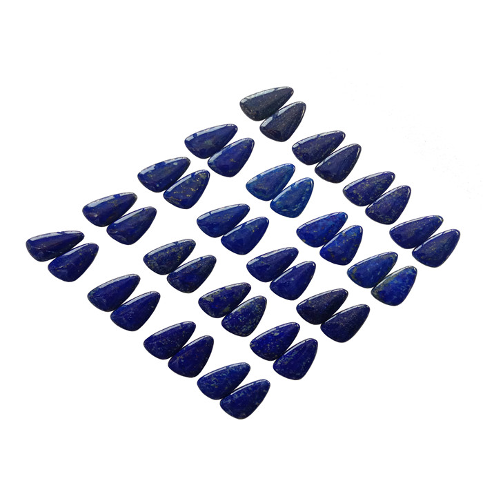 Lapis Fancy Shape forato cabochon Cabochon abbinamento paia preziose preziose 35