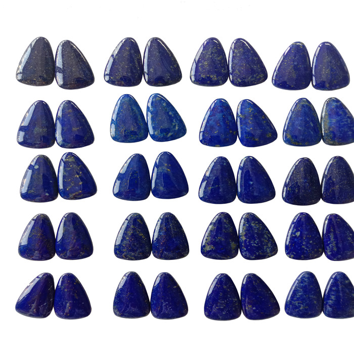 Lapis Fancy Shape forato cabochon Cabochon abbinamento paia preziose preziose 37