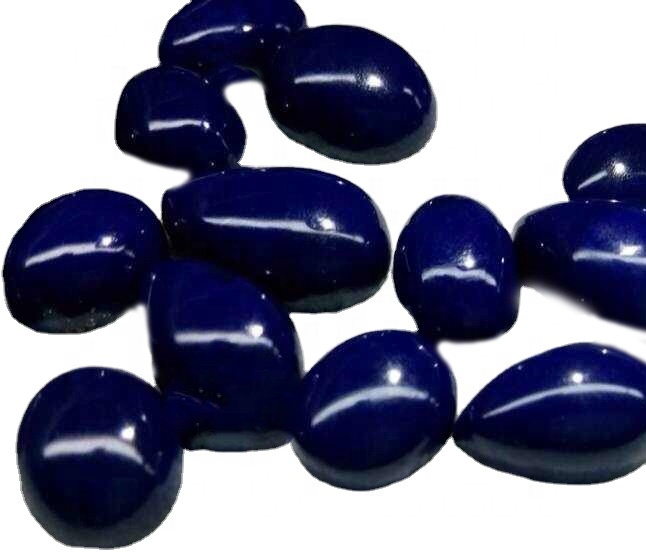 Lapis Lazuli tự nhiên Hình bầu dục Cabal Hiệu chỉnh kích thước đá quý lỏng lẻo 38