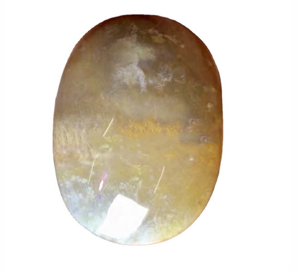 Jimar montana agate eunteung tangan citherade citherment digosok niped mineral anu jelas hampang perhiasan permata 35