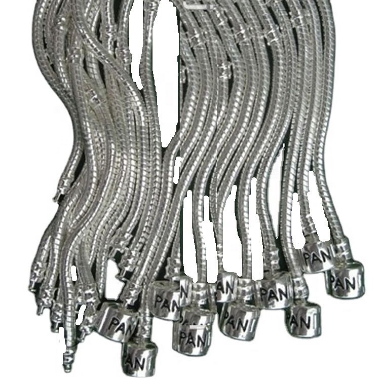 الاسترليني 925 الفضة - سوار سلسلة مطلي الروديوم 14