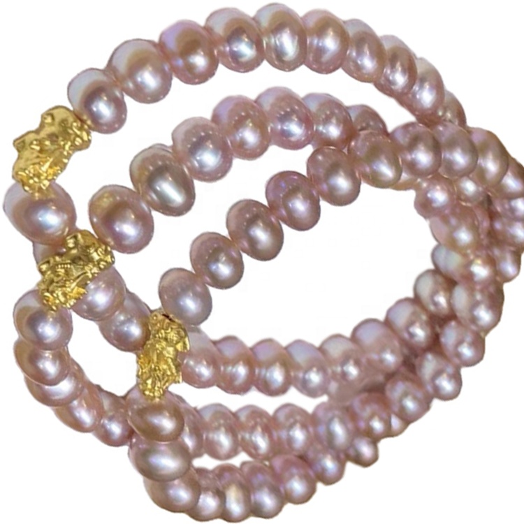 மொத்த இயற்கை பெர்ல் காப்பு நகைகள் 26