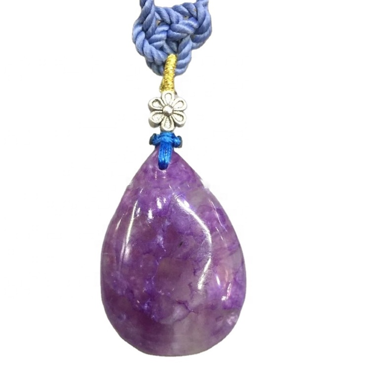 도매 실버 쥬얼리 Charoite 보석 펜던트 7