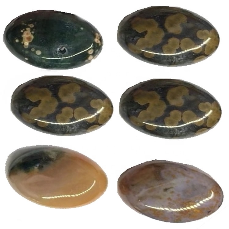 Chất lượng tốt nhất Oval Ocean Jasper Cabochon Làm cho kích thước và hình dạng tiêu chuẩn bán buôn 40