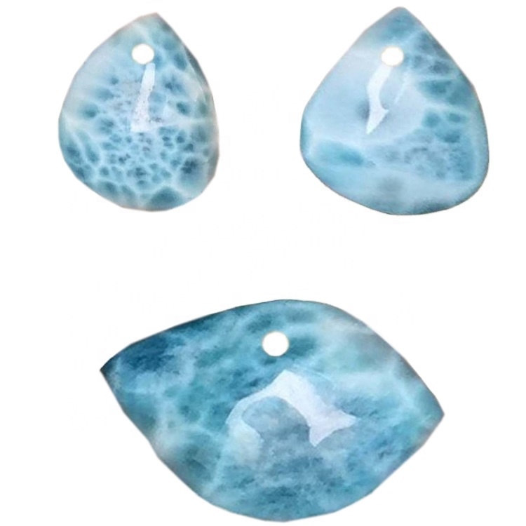 ನೈಸರ್ಗಿಕ ಲ್ಯಾರಿಮಾರ್ ಕ್ಯಾಬೊಚನ್ ಮಣಿ ಲಾರ್ಮಿರ್ ಜೆಮ್ಸ್ಟೋನ್ ಕ್ಯಾಬೊಚನ್ ಸಡಿಲ ರತ್ನದ ಕಲ್ಲು 38