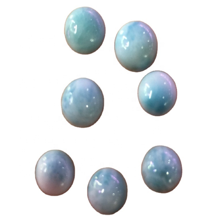 Laruine Larimar Putaran lancar Grosir Grosir Grosir Loose Grosir Kanggo Nggawe Perhiasan 30