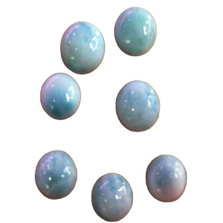 Laruine Larimar Putaran lancar Grosir Grosir Grosir Loose Grosir Kanggo Nggawe Perhiasan 34