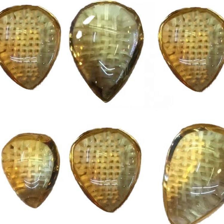 100% tự nhiên Citrine Pear Shape Cabochon Làm cho bán buôn hiệu chuẩn Pear Cut Citirne lỏng đá quý 36