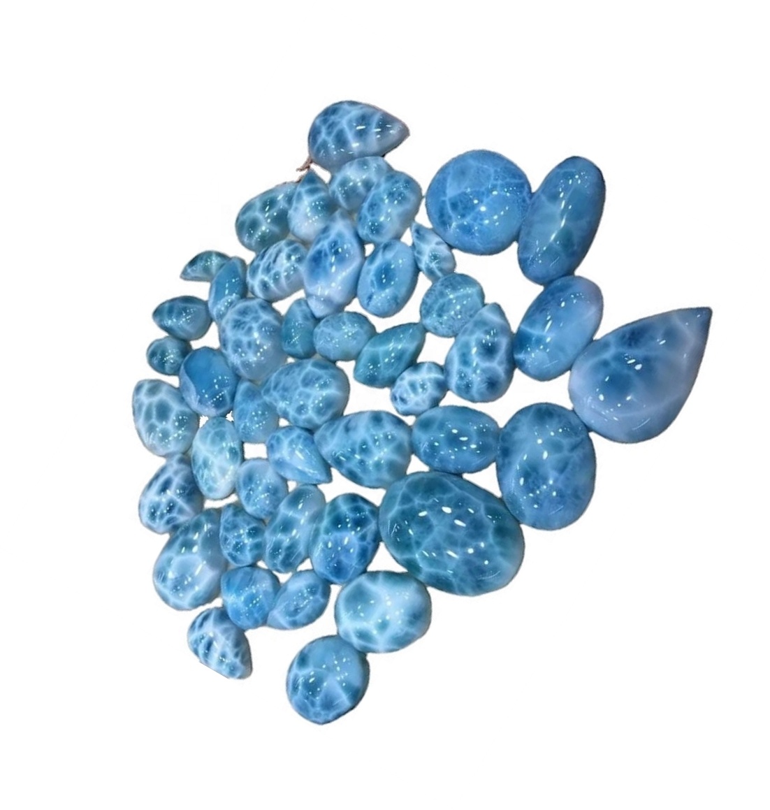 3 ਏ ਗਰੇਡ ਲਾਰਮਾਰ ਕੈਬੋਨ ਕੁਦਰਤੀ ਲਾਰੀਮਰ ਰਤਨਮਰ ਰਤਨ 32