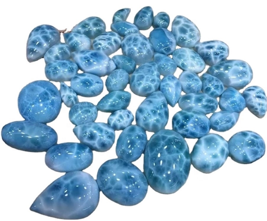 3 ਏ ਗਰੇਡ ਲਾਰਮਾਰ ਕੈਬੋਨ ਕੁਦਰਤੀ ਲਾਰੀਮਰ ਰਤਨਮਰ ਰਤਨ 34