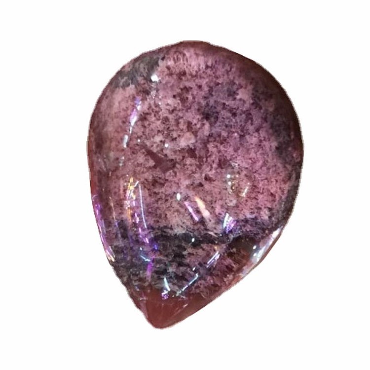 Muoti korut Red Phantom Crystal Quartz Cabochons muoti korut 37