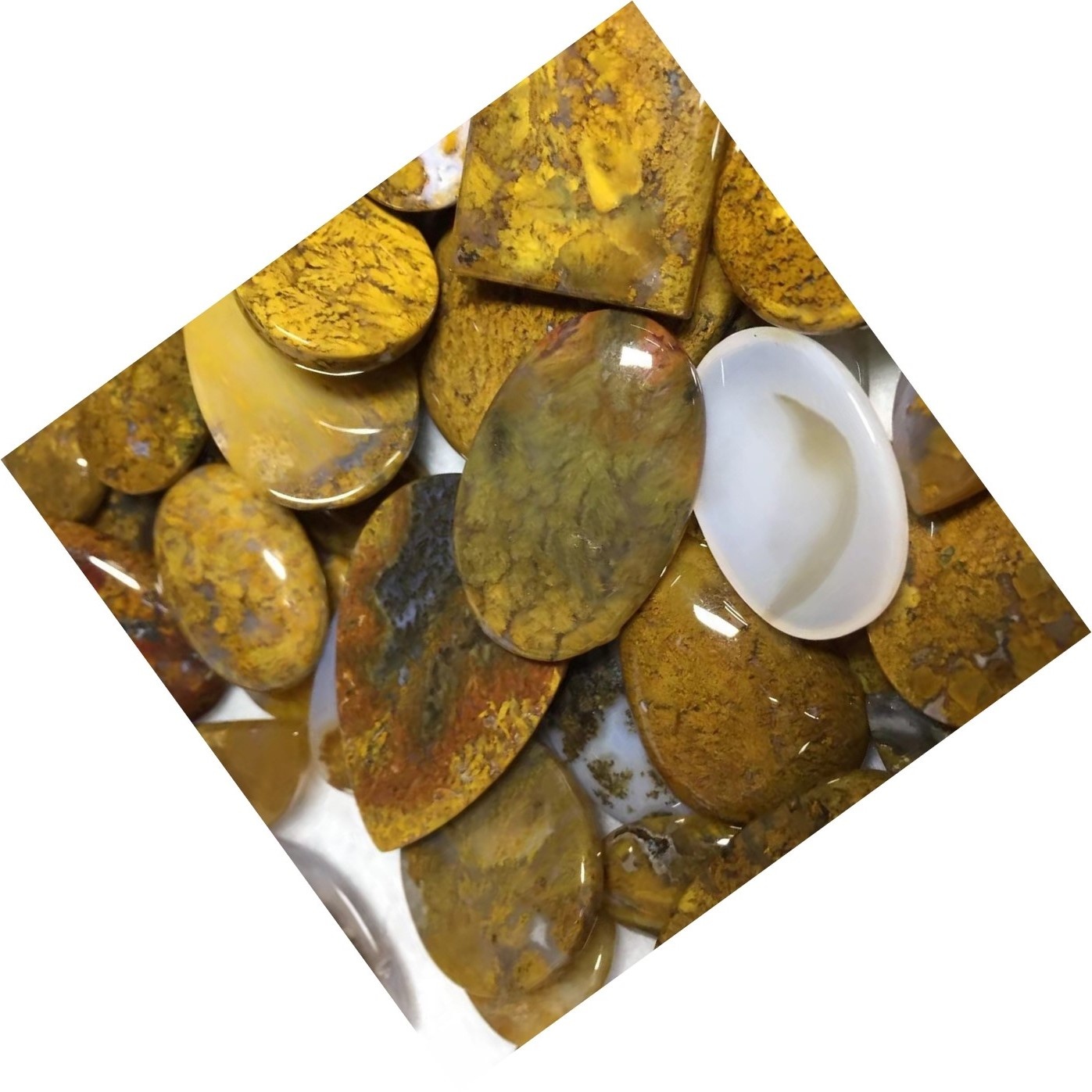 Шар хөвд Хөөрч Кабле Каблон Мосс Мосс Мосс Баттик байгалийн Gemstone Cabochon зууван 32