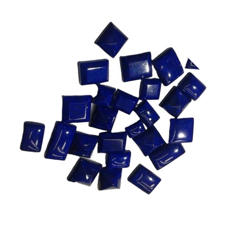 Тартымды табиғи лапис Lazuli Cabochon борпылдақ гемстоны тіктөртбұрыштың пішіні Жоғары сапалы қолдан жасалған 30