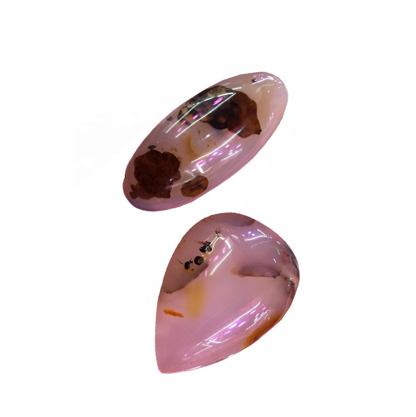 100% Bootwana Agate Agwana Bee Belochọn na-emebi Gemstone 33