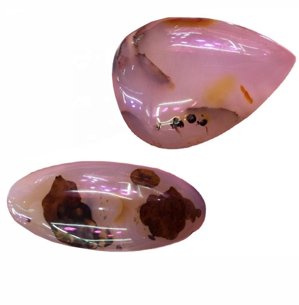 100% Bootwana Agate Agwana Bee Belochọn na-emebi Gemstone 35