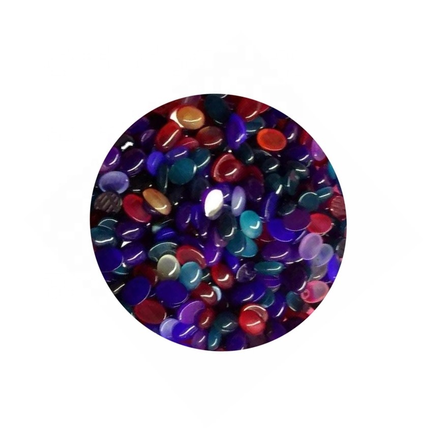 An Bhotswana Nádúrtha Cabochon Cabochon Caighdeán Amazing Féitheacha Violaí Bands An Bhotswana Agate Agate Gemstone Leathchosúil Leictreonach Stone Loose Jivolish J 31