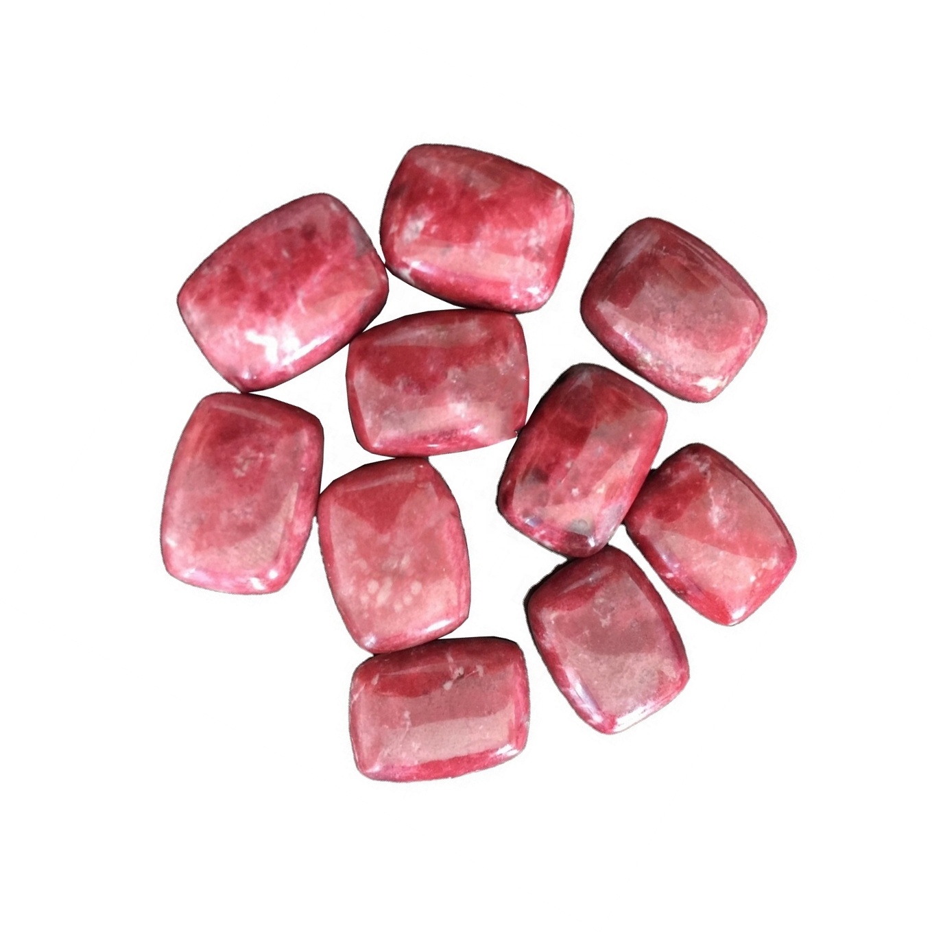 Ikhwalithi ephezulu! I-Natural Thulite Cabochon Top Pink Pink Thulite Gemstone Semi Precious Thulite Stone Okubi 35