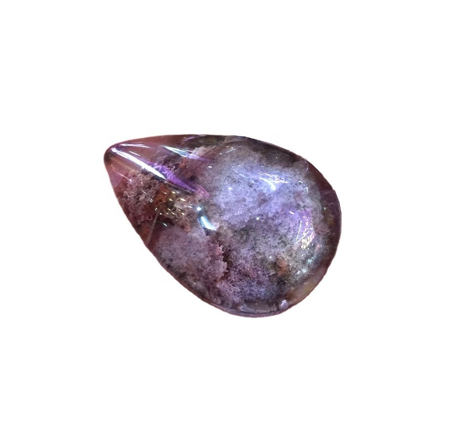 Alam kalebu Taman Pendant Pantant Red Phantom Quartz Gemantos 33