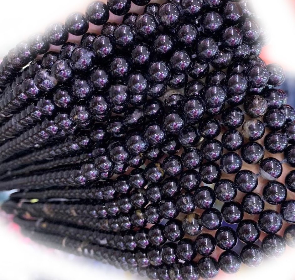 Сапраўдная натуральнае віно чырвоны гранат друзлы пацеркі класа 3а круглая форма 33