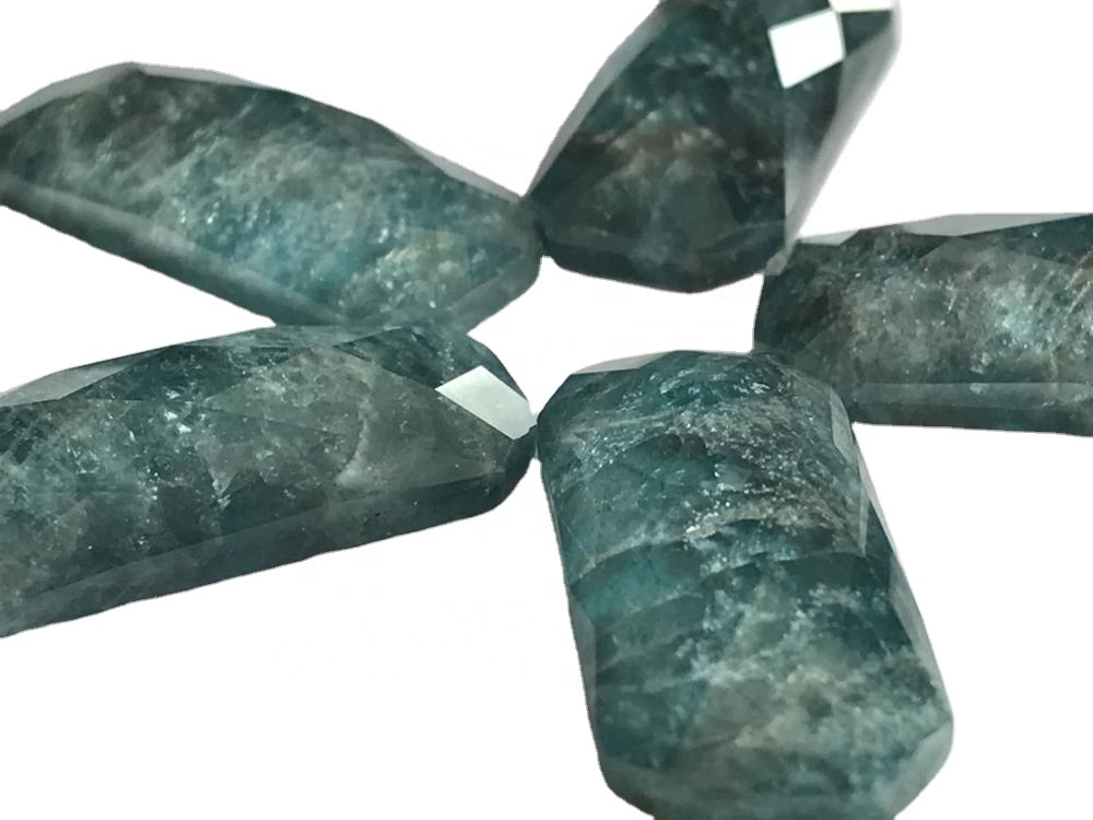 Apatite Asli Double Pendant Blue Pendant Apatite Pendant Apatite Nggawe Perhiasan 37