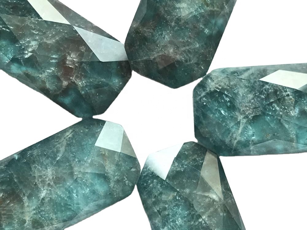 Apatite Asli Double Pendant Blue Pendant Apatite Pendant Apatite Nggawe Perhiasan 39