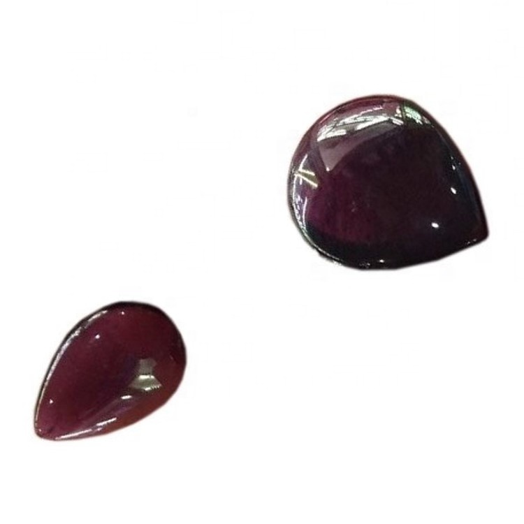 Natyrore Garnet Loose Cabochons Gemstones Etike Shape Kristal Size të ndryshme mund të bëjë 35
