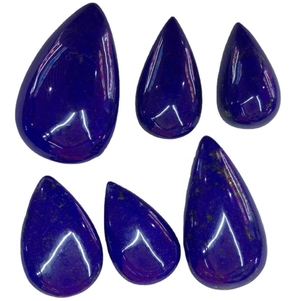 SEMI Blaven Stone Lapis Lazuli Stone Gemstone Cochochons Loos Stone 34