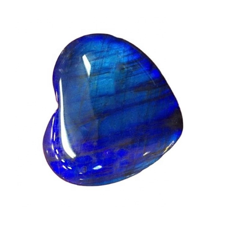 Heart Shape Labradorite Loose Gemstone Amazing Labradorite Smooth Cabochons Natural Labradorite Cabs 36