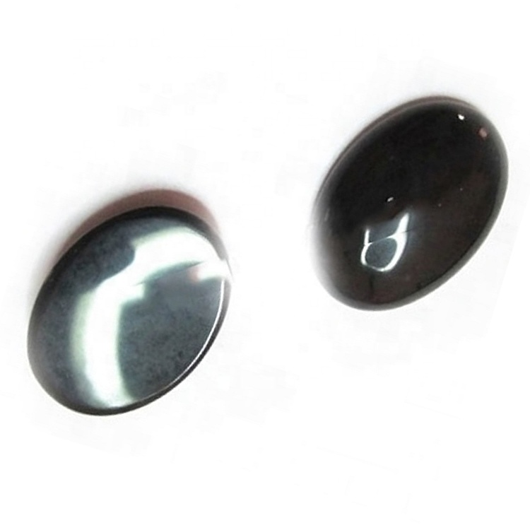 Best Quality Black Onyx Cabochns Smooth Cabochns Oval Natural Onyx Cabochon varios tamaños 31