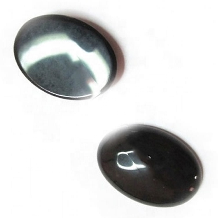 Best Quality Black Onyx Cabochns Smooth Cabochns Oval Natural Onyx Cabochon varios tamaños 33