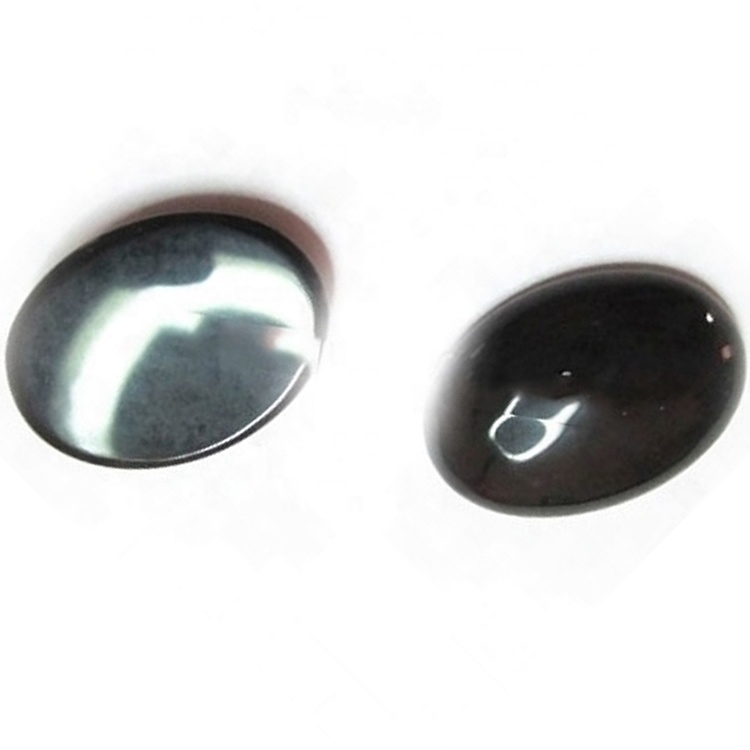 Best Quality Black Onyx Cabochns Smooth Cabochns Oval Natural Onyx Cabochon varios tamaños 37