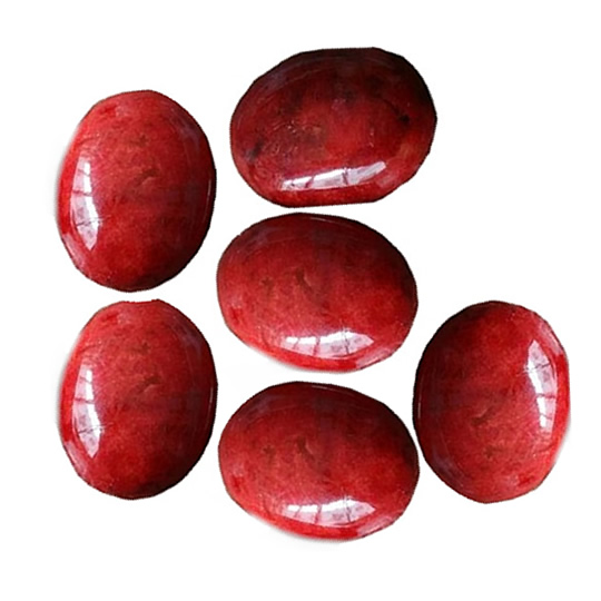 Red Coral Corlonzon Oval Shale Scarda Lambone Nkume Maka ọla na-eme ka ndị na-eweta Geme 37