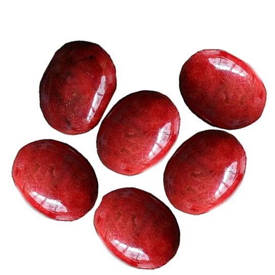 Red Coral Corlonzon Oval Shale Scarda Lambone Nkume Maka ọla na-eme ka ndị na-eweta Geme 39