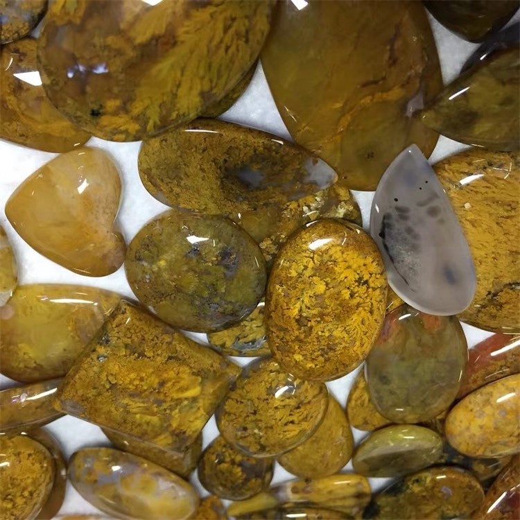 Dicadaha Muls-ka jaalaha ah ee Gemstone jaalle jaalle ah oo qurux badan oo qurux badan oo jilicsan oo jilicsan oo jaalle ah semi qaali ah 34