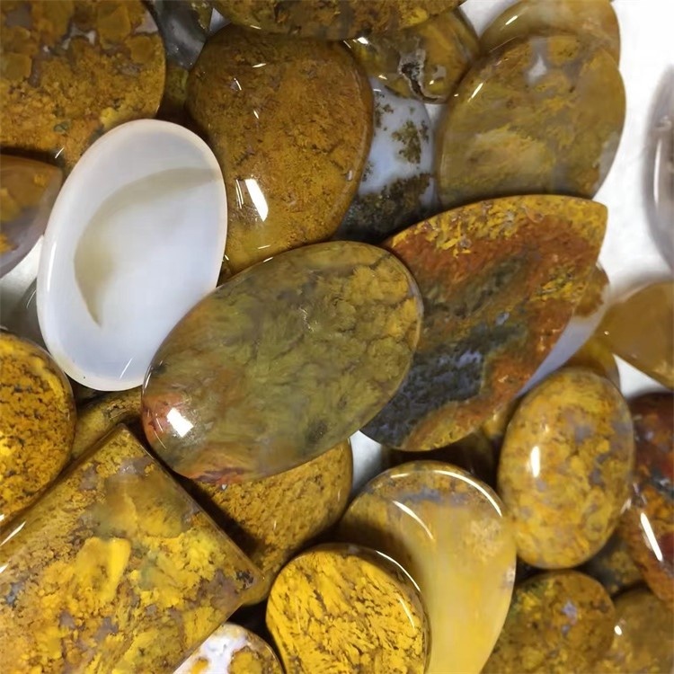 Moswana Agate glat COBOOCHAND MOMS AGDE STEP NAT HUNNGON CABOCHON TEARDROP Agate 32