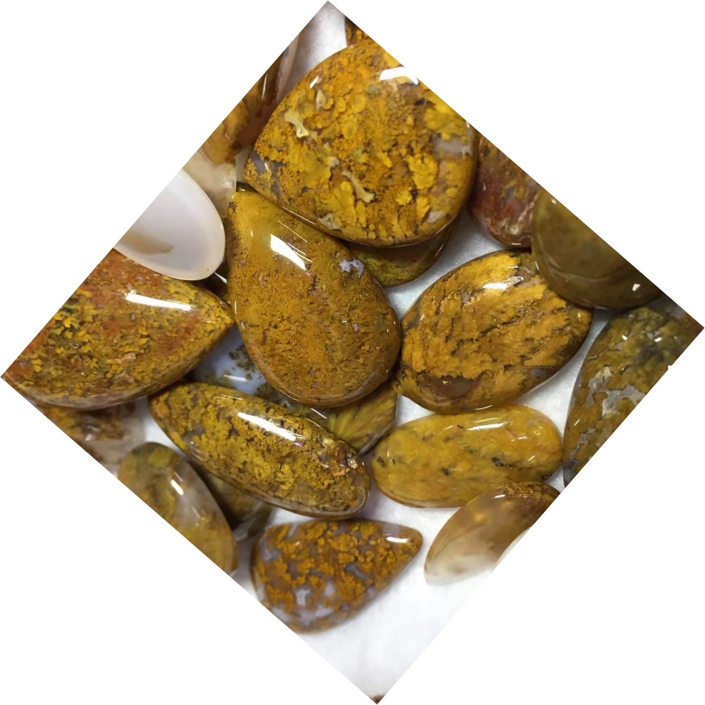 Moss Agate Celozons Top Coot Moss Agate Gemstone 100% Ekike Eslas Agate dibese ọla 30